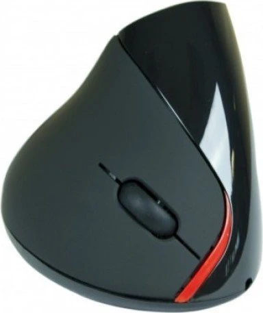 ExertisConnect Ergonomische Vertikale Maus, Rechtshänder, kabelgebunden, schwarz, USB