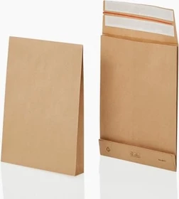 Bong e-Green Versandtasche mit Klotzboden braun, 450x350x80mm, 200er-Pack