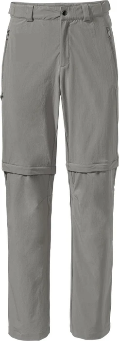Vaude Farley Stretch T-Zip III Zip-Off Hose lang stone grey (Herren)