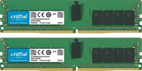 Crucial RDIMM 64GB Kit, DDR4-2666, CL19-19-19, 2RX4, reg ECC