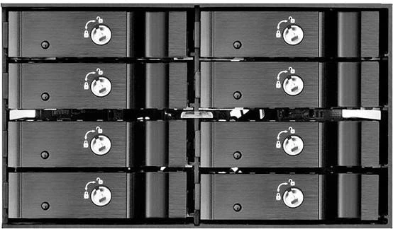 SilverStone Front Panel Storage FS208