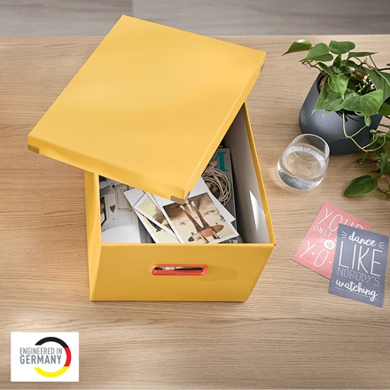 Leitz Click & Store Cosy Aufbewahrungsbox mittel, A4, gelb
