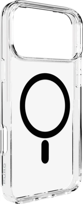 Puro Cover Lite Mag für Apple iPhone 17 Pro Max transparent/schwarz