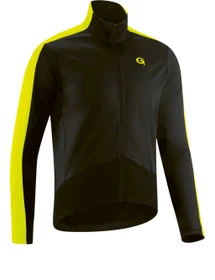Gonso Marvao Trikot langarm black/safety yellow (Herren)