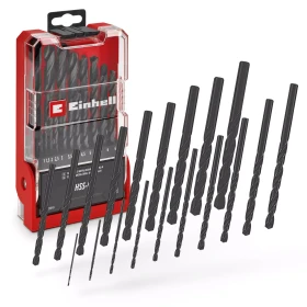 Einhell HSS-G Metallbohrer-Sortiment inkl. Werkzeugbox,  19-tlg.