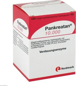 Nordmark Pankreatan 10.000 Kapseln, 100 Stück