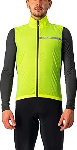 Castelli Squadra Stretch Fahrradweste yellow fluo/dark grey (Herren)