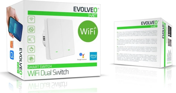 Evolveo WiFi Dual Smart-Switch 2-fach