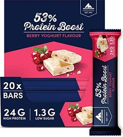Multipower 53% Protein Bar Boost Berry Yoghurt 900g (20x 45g)