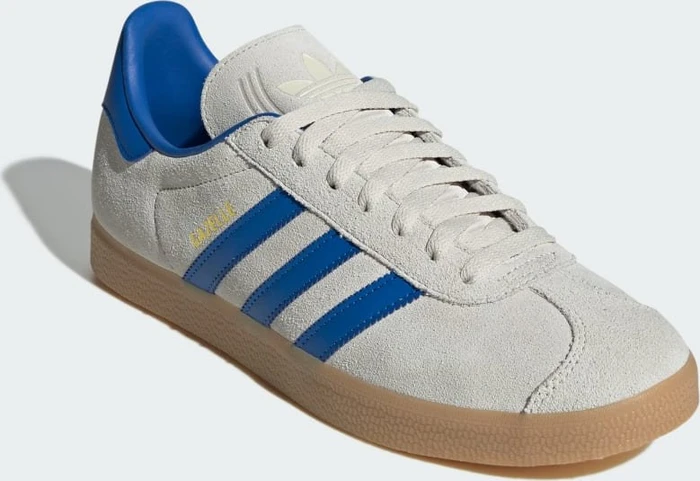 adidas Gazelle alumina/blue/gum (Herren)