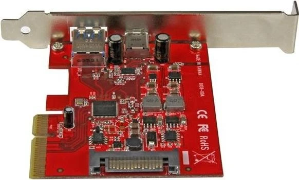 StarTech 1x USB-C 3.1, 1x USB-A 3.1, PCIe 2.0 x4