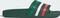 adidas Aqua Adilette team dark green/cloud white/bright red Vorschaubild