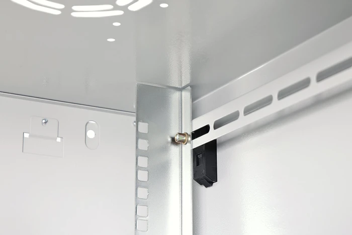 Digitus Dynamic-N Serie 19" Wandgehäuse 9HE, unmontiert, Sicherheitsglastür, IP2X, RAL 7035, 600mm tief