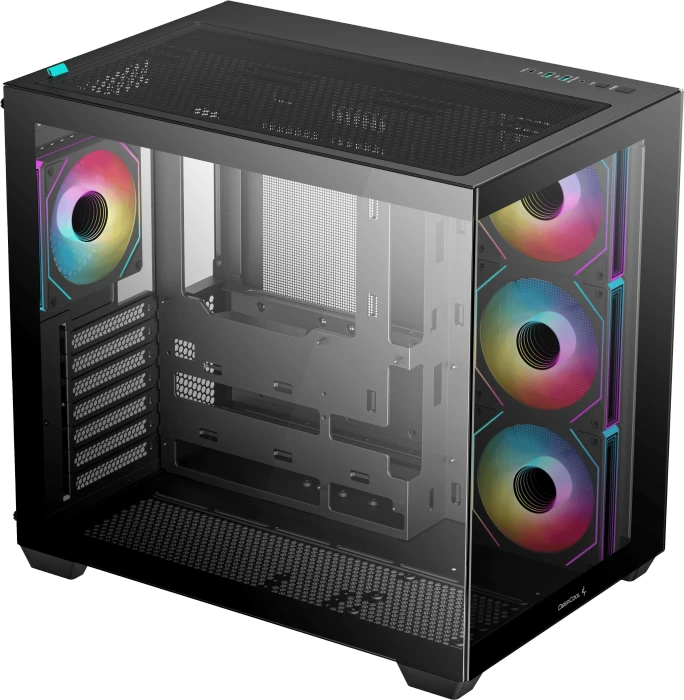 DeepCool CG530 4F, schwarz, Glasfenster