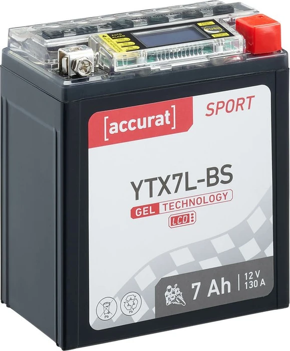 Accurat Sport GEL LCD YTX7L-BS