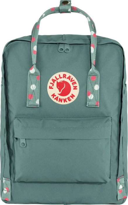 Fjällräven Kanken frost green/confetti pattern