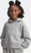 Under Armour Rival Fleece Crop Hoodie mod grey light heather/white (Junior) Vorschaubild
