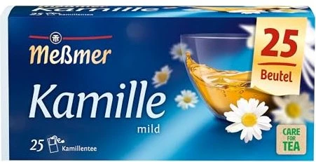 Meßmer Kamille Tee Beutel, 25 Stück