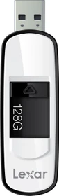 Lexar JumpDrive S75 128GB schwarz/weiß, USB-A, USB 3.2 Gen 1×1