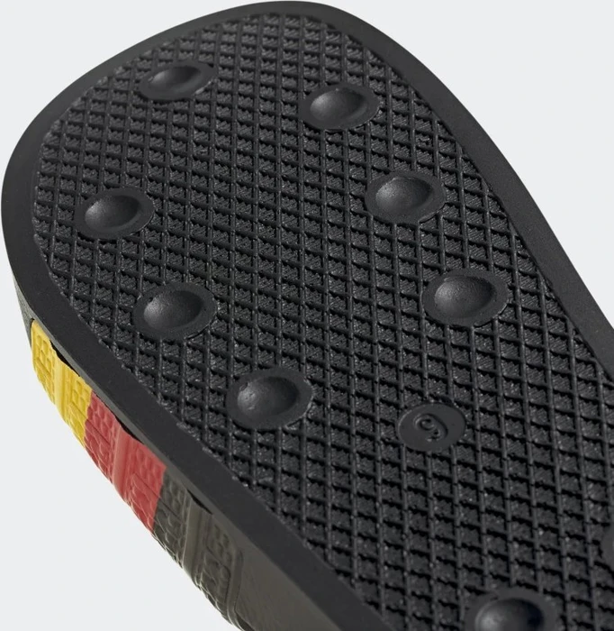 adidas Adilette red/core black/yellow (Herren)