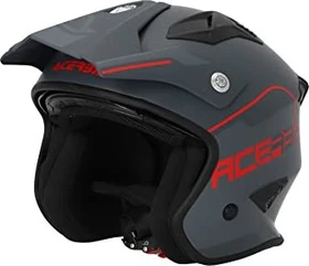 Acerbis Aria matt grau/rot