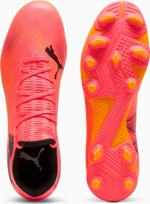 Puma Future 7 Play FG/AG sunset glow/puma black/sun stream