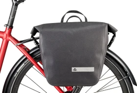 Merida Expert City Stripe Gepäcktasche schwarz/grau