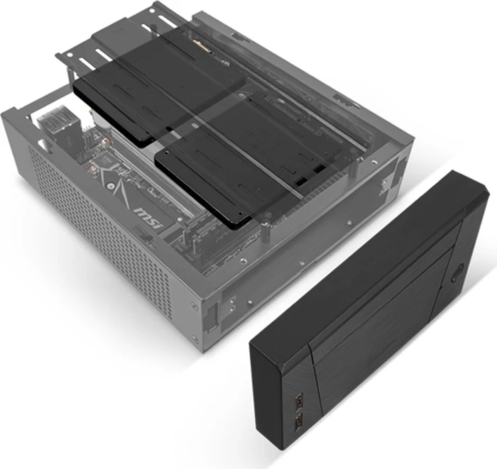 SilverStone Milo ML10, schwarz, Mini-ITX