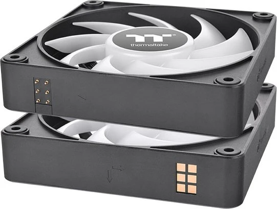Thermaltake CT120 EX ARGB Sync Black, schwarz, 120mm, 3er-Pack