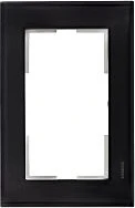 Siemens DELTA miro Glas Rahmen 2-Fach, schwarz