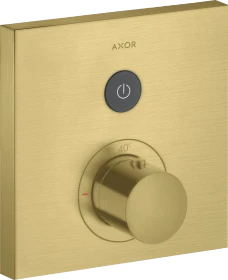 Hansgrohe AXOR ShowerSelect Thermostat Unterputz eckig für 1 Verbraucher brushed brass