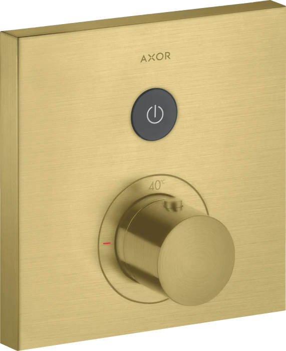 Hansgrohe AXOR ShowerSelect Thermostat Unterputz eckig für 1 Verbraucher brushed brass