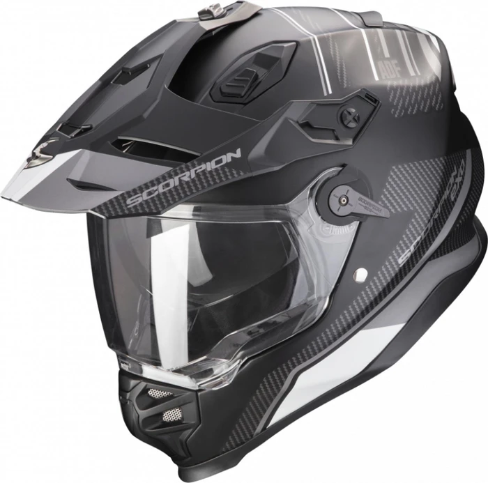Scorpion ADF-9000 Air Desert matt schwarz/silber