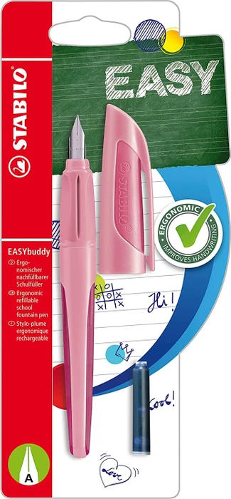 STABILO EASYbuddy Pastel rosiges rouge, rechte Hand, Anfänger, Blister