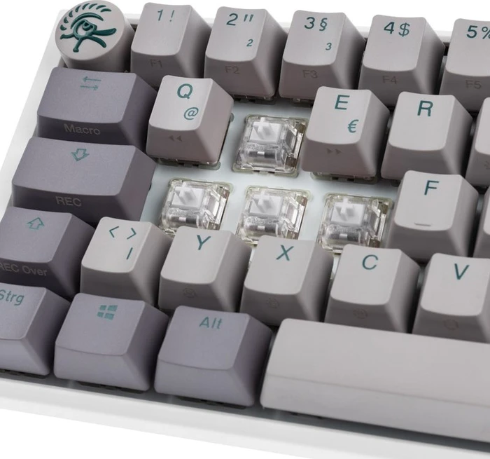 Ducky One 3 SF, Mist Grey, PBT, LEDs RGB, MX RGB ERGO CLEAR, USB, DE