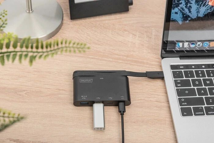 Digitus USB-Hub, 2x USB-C 3.1, 2x USB-A 3.1, USB-C 3.1 [Stecker]