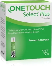 OneTouch Select Plus Teststreifen, 50 Stück