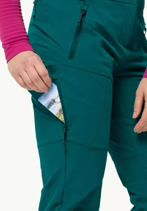 Jack Wolfskin Glastal Winter Hose lang sea green (Damen)