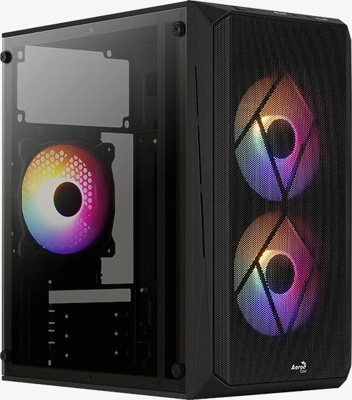 AeroCool CS-107, Lüfter LED RGB, Acrylfenster