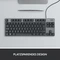 Logitech K835 TKL Mechanical Keyboard, grau/schwarz, TTC RED, USB, DE Vorschaubild