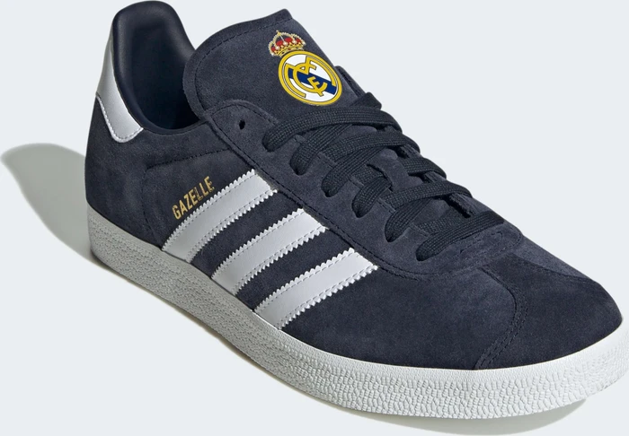 adidas Gazelle Fußball Real Madrid legend ink/cloud white/gold metallic