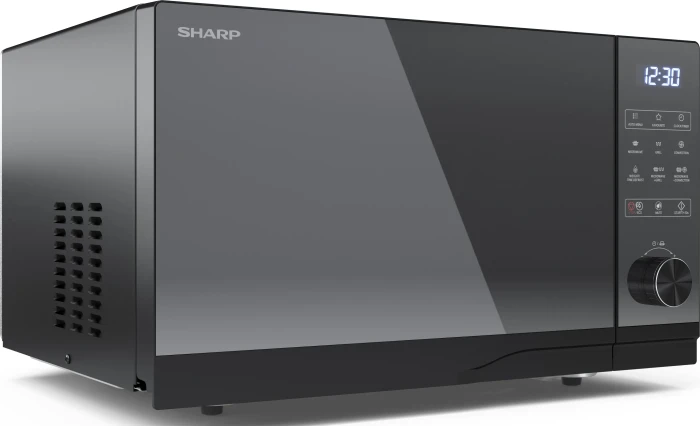Sharp YC-GC52BE-B Mikrowelle mit Grill/Heißluft