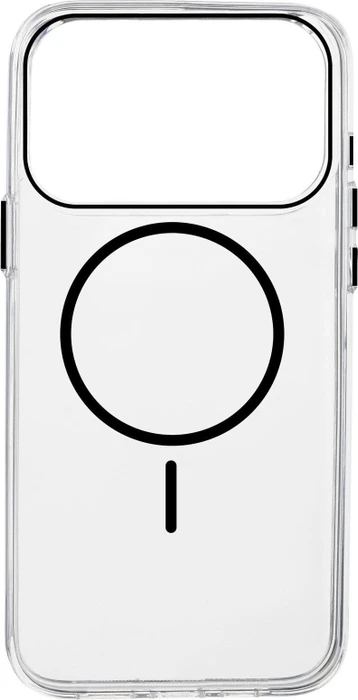 Peter Jäckel Fun MagSafe Cover Ultra Clear für Apple iPhone 17 Pro Max schwarz