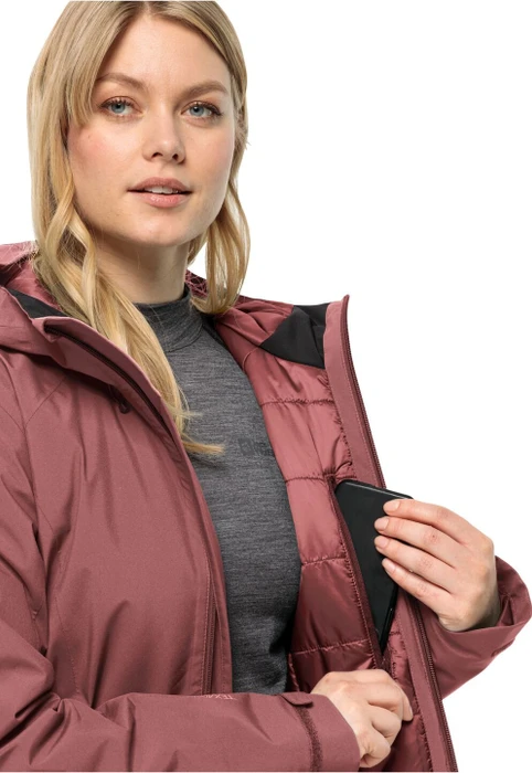 Jack Wolfskin Heidelstein Ins Funktionsjacke red ochre (Damen)