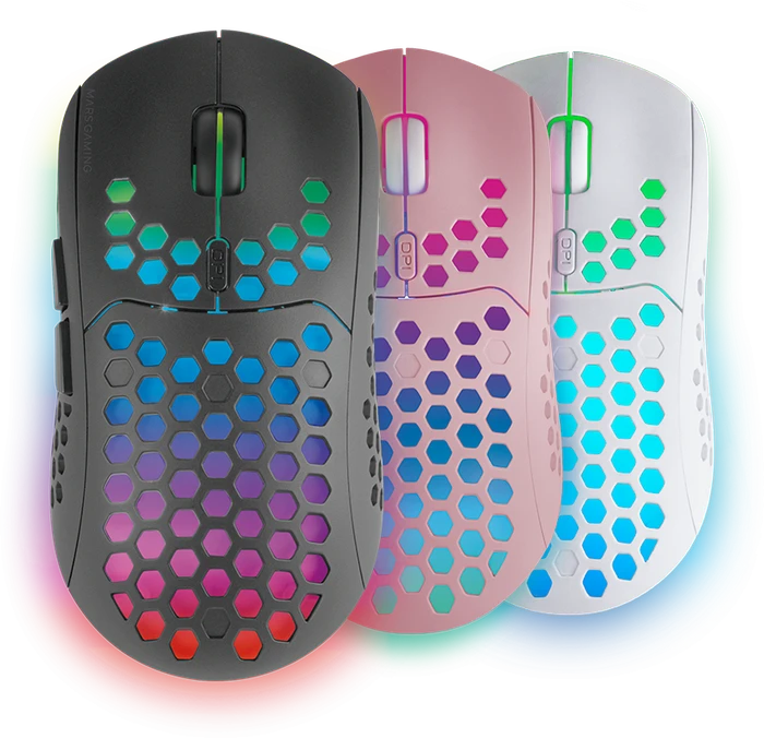 Mars Gaming MMW3W Wireless weiß, USB