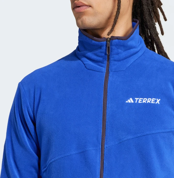 adidas Terrex Multi Fleece Jacke semi lucid blue (Herren)