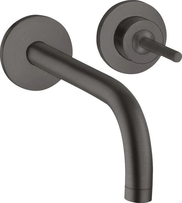 Hansgrohe Axor Uno Waschbeckenarmatur 225mm Ausladung brushed black chrome