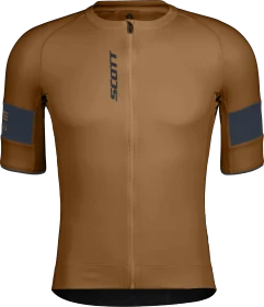Scott Endurance Pro Trikot kurzarm bread brown/dark blue (Herren)