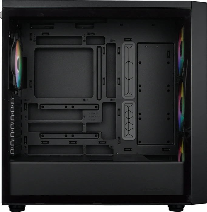 Cooler Master MasterBox 600, schwarz, Glasfenster
