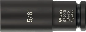 Wera 8790 B Impaktor Deep Außensechskant Steckschlüssel 3/8" zöllig, 5/8"x63mm